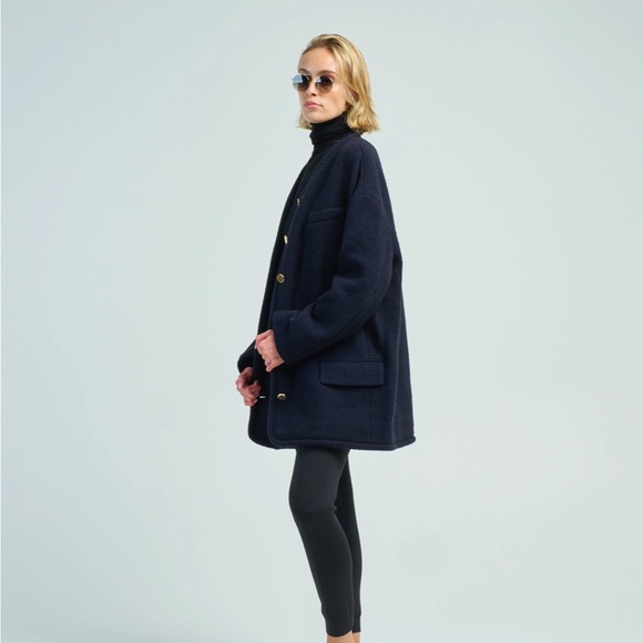 Tibi Majeur Boucle Cardigan Car Coat - Picture 3 of 12